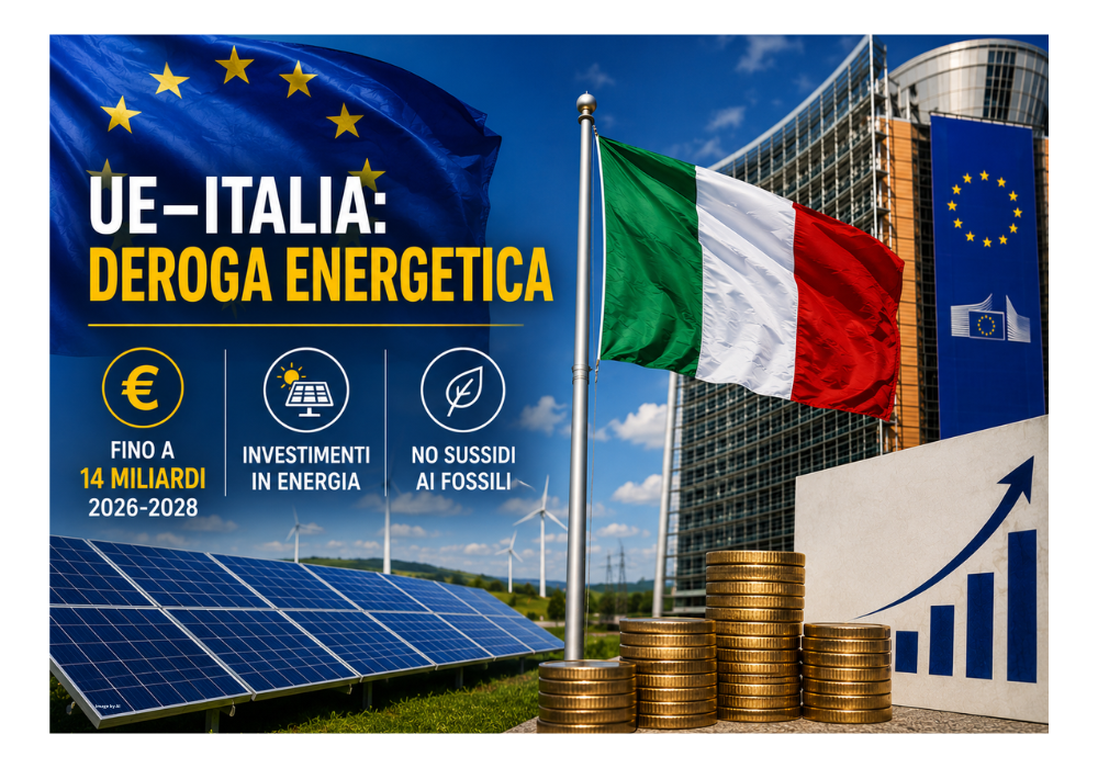 L'UE concede all'Italia la deroga energetica al Patto di Stabilità ...