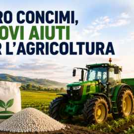 Caro concimi, il salvagente dell’UE: aiuti fino all’80%, anticipi PAC al 75% e crediti d’imposta italiani