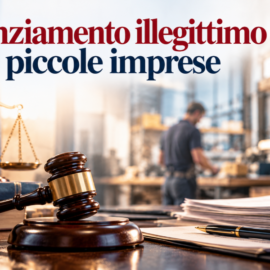 Licenziamento illegittimo nelle piccole imprese: sei mensilità anche per i “vecchi assunti”